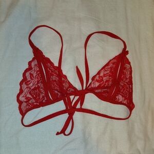 Source Unknown Scarlet Lace Bralette